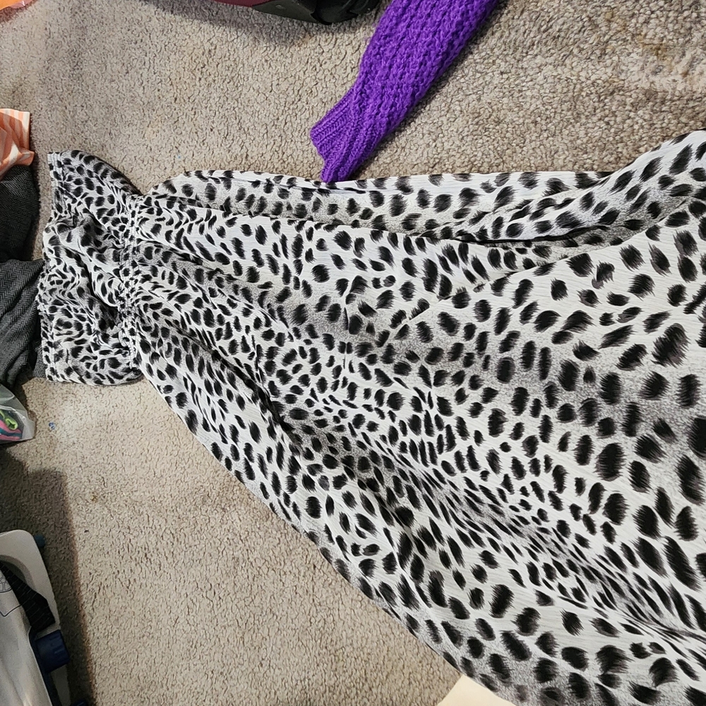 Leopard Print Maxi Dress